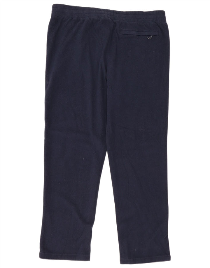 Męskie polarowe spodnie dresowe Marks & Spencer XL, granatowe, poliestrowe