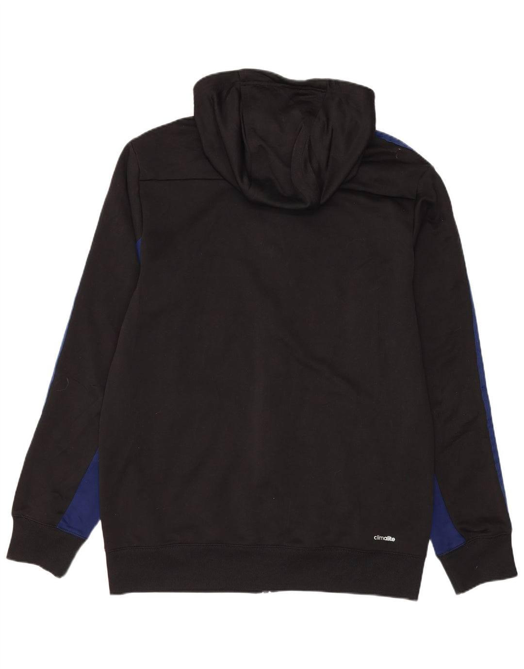 Męski sweter ADIDAS Climalite z kapturem i zamkiem, w kolorze średniej czerni