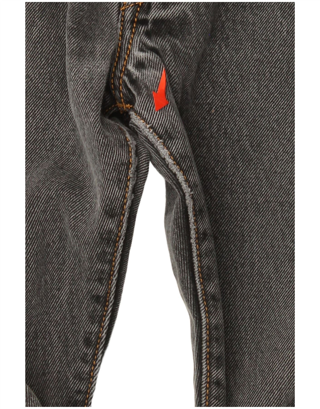 Męskie dżinsy Levi's 501 Straight W32 L32 Szara bawełna