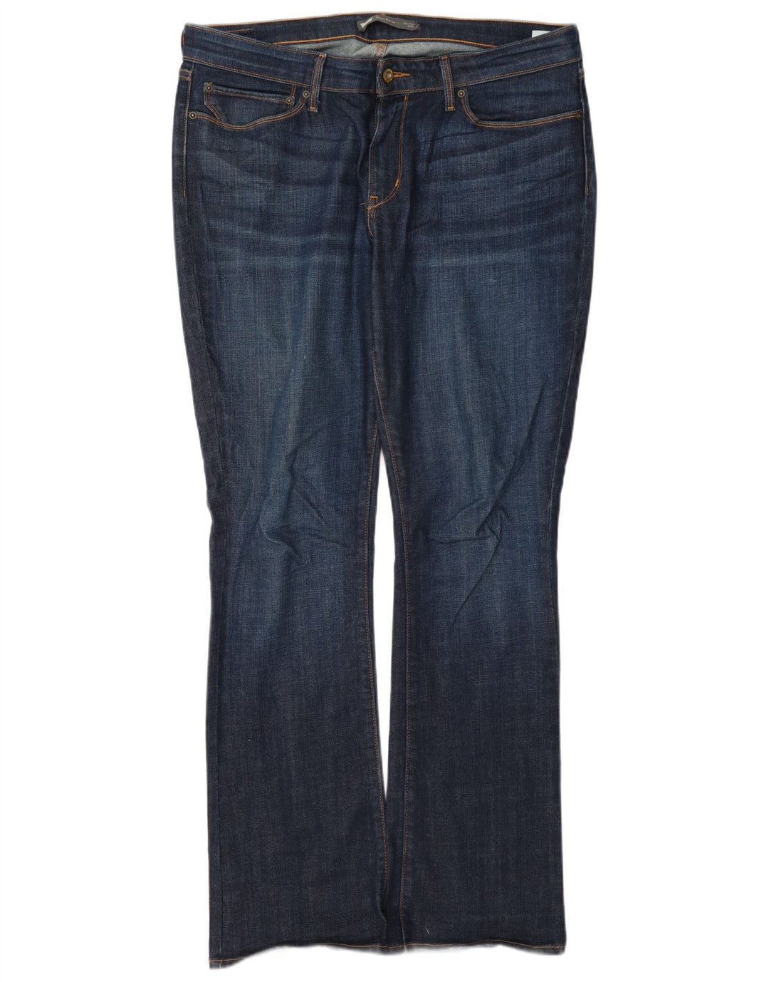Damskie dżinsy Levi's Bootcut Mid Rise W33 L32 Granatowa bawełna