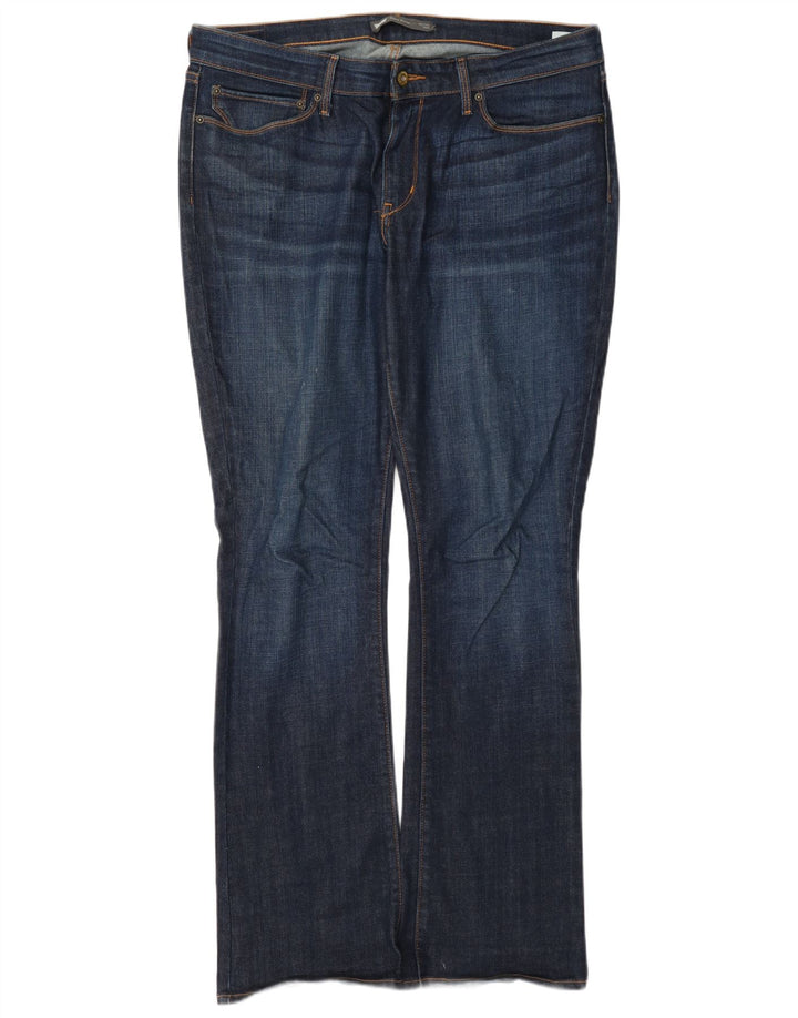 Damskie dżinsy Levi's Bootcut Mid Rise W33 L32 Granatowa bawełna
