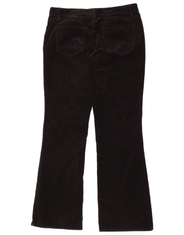 Damskie sztruksowe spodnie Eddie Bauer Bootcut US 8 Medium W30 L31 Czarne