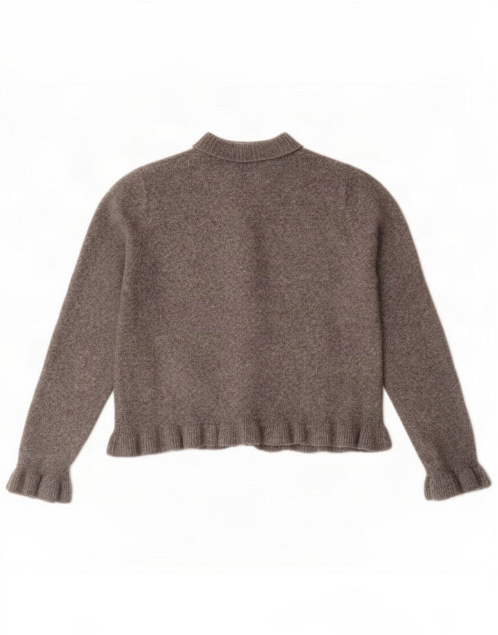 Sweter damski Zara Cardigan UK 14, średni szary poliester
