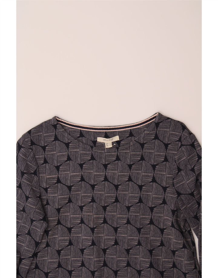 WHITE STUFF Womens Sheath Dress UK 12 Medium Navy Blue Geometric Vintage White Stuff and Second-Hand White Stuff from Messina Hembry 