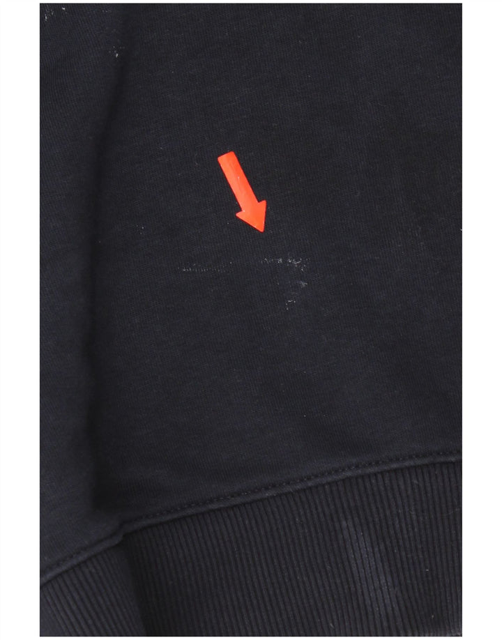 Damska bluza z grafiką Tommy Hilfiger UK 14, średnia czarna bawełna