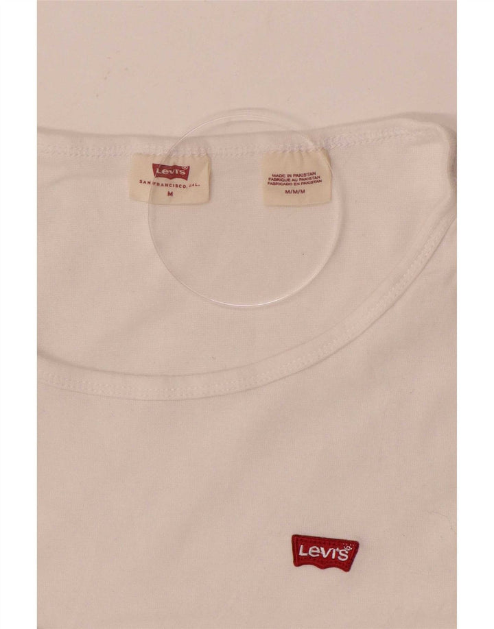 Damski top Levi's z długim rękawem UK 12, średni biały