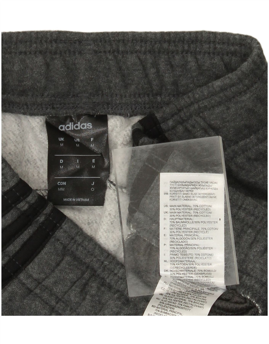 Męskie spodnie dresowe ADIDAS Joggers Średnioszary, bawełniany