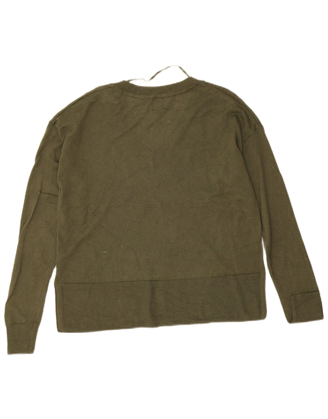 Damski sweter oversize Gap z dekoltem w kształcie litery V, UK 10, mały zielony