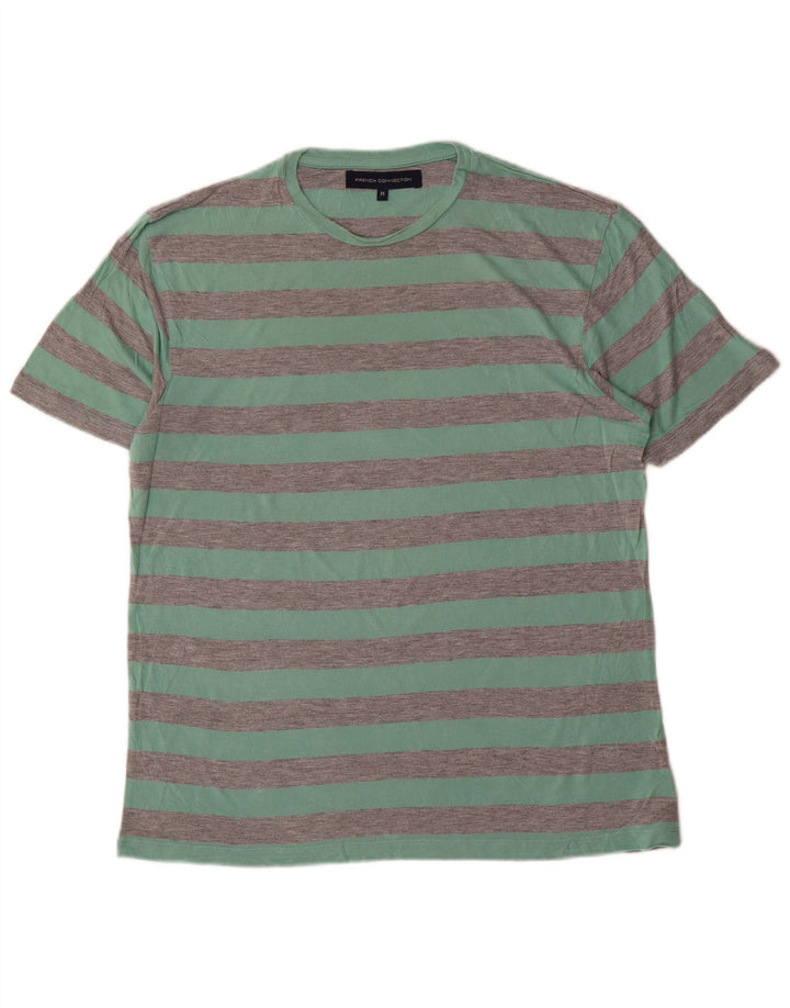 T-shirt męski French Connection Top, średnia zielona wiskoza