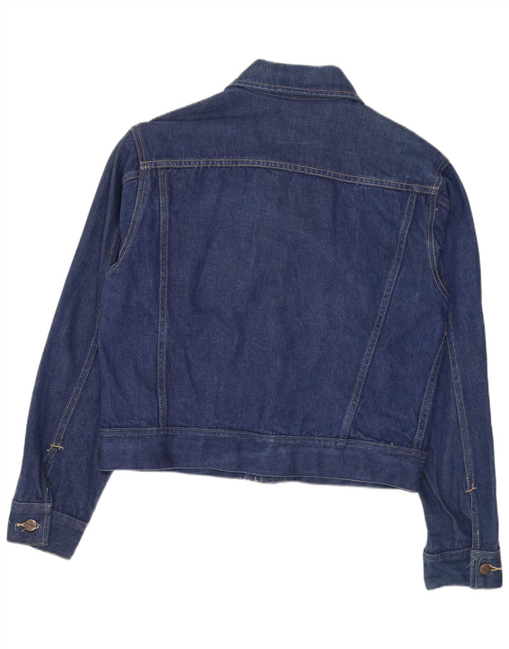 Vintage damska krótka kurtka dżinsowa IT 50 XL, granatowa, bawełniana