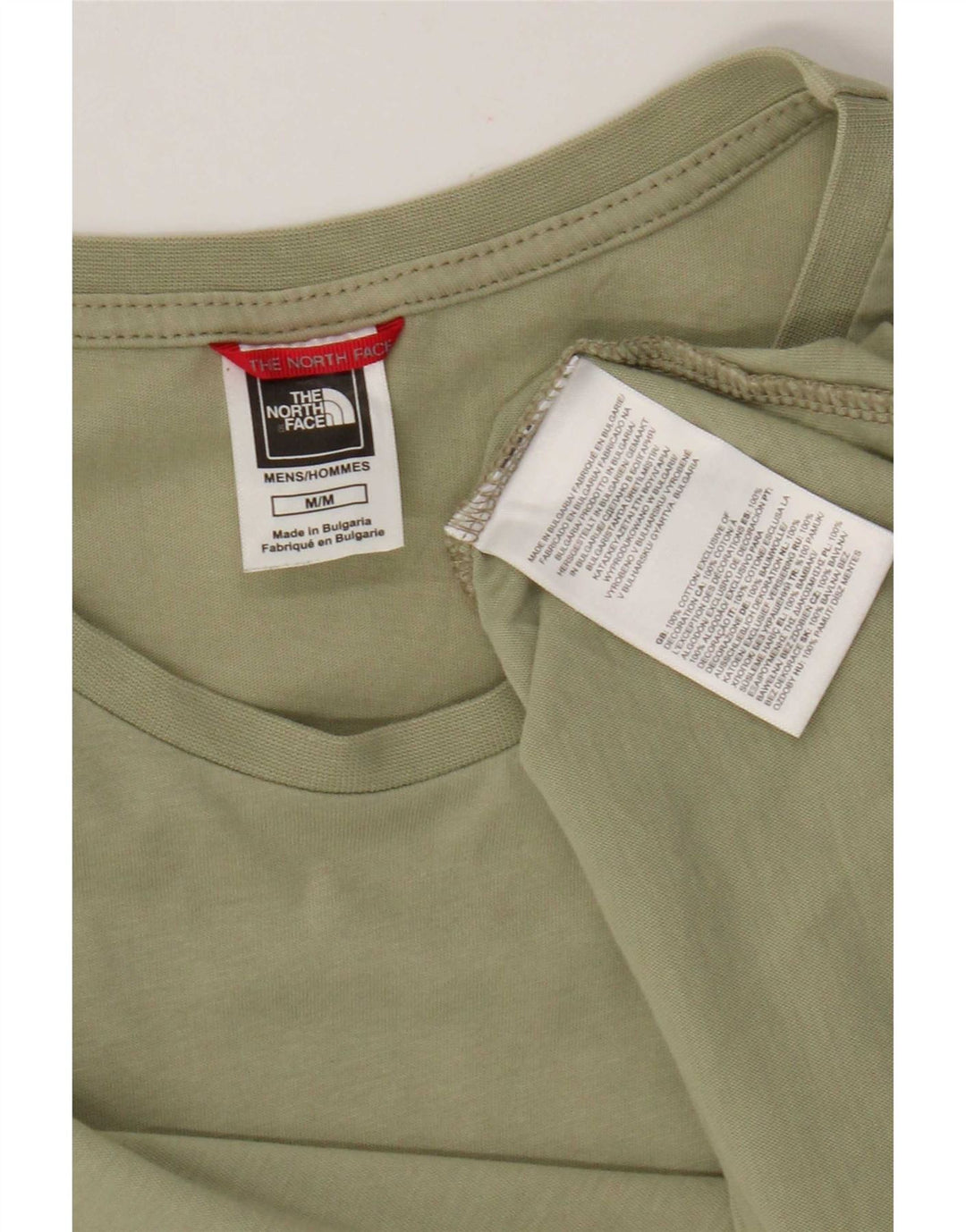 T-shirt męski The North Face, bawełniany kolor khaki
