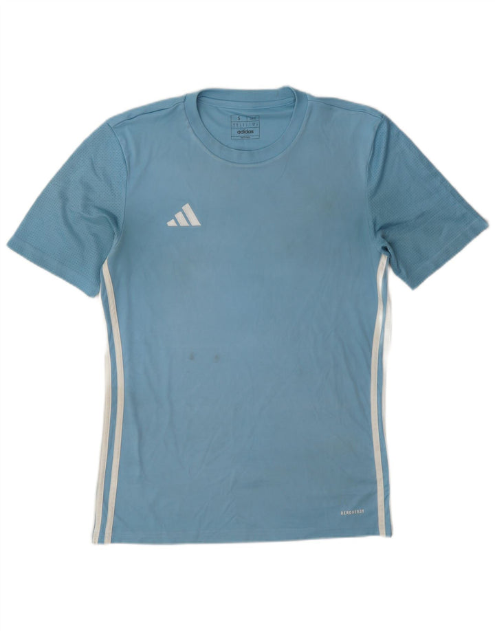 Adidas Męska Koszulka Dri Fit Slim Top Mała Niebieska