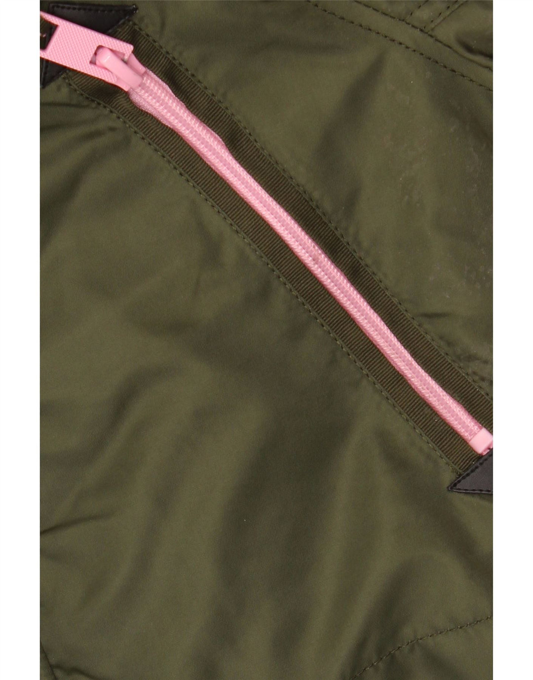 Damska kurtka parka z kapturem SUPERDRY UK 14, średni nylon khaki