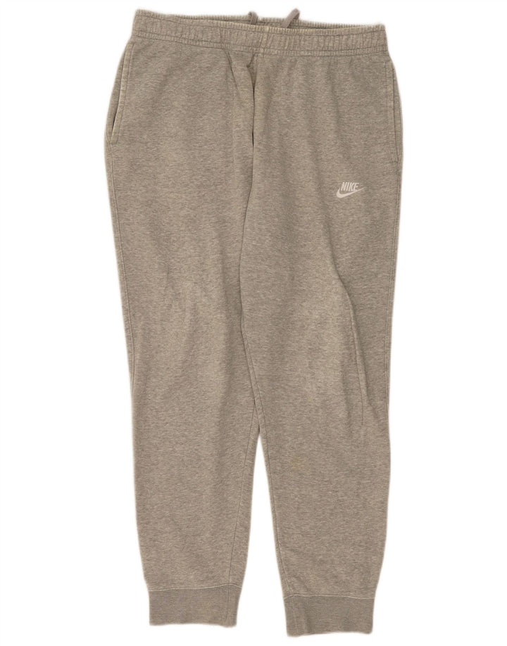 Męskie spodnie dresowe Nike, duże, szare, bawełniane
