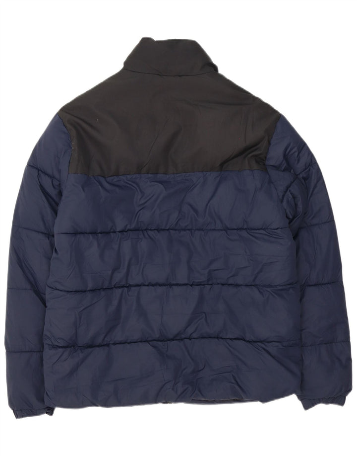 Męska ocieplana kurtka Jack & Jones UK 38, średni granat, blok kolorów