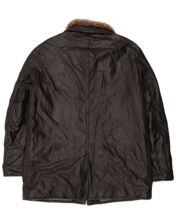 Męska skórzana kurtka Enrico Mandelli UK 42 XL czarna
