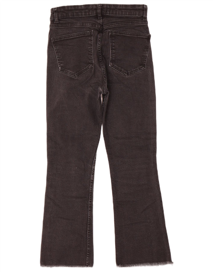 Damskie jeansy Crop Bootcut Zara EU 38 Small W28 L25 Czarne