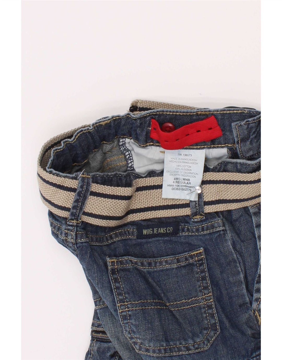 Chłopięce spodenki jeansowe Wrangler Cargo 3-4 lata W22 Niebieska bawełna