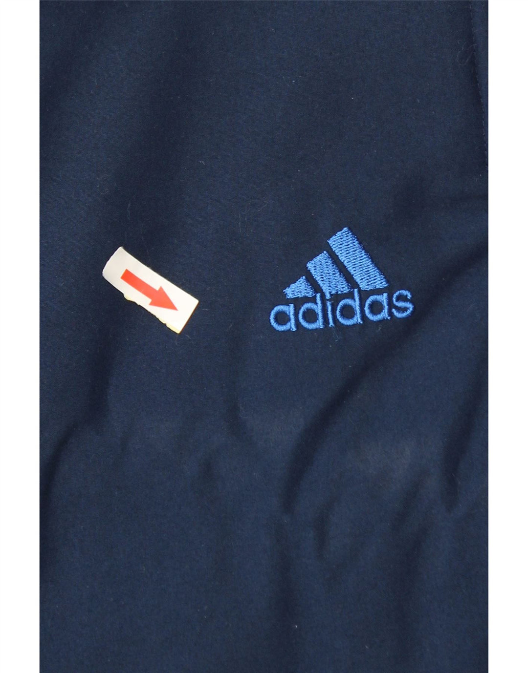 Chłopięce spodnie dresowe Adidas 13-14 lat, granatowy, poliester z blokami kolorów
