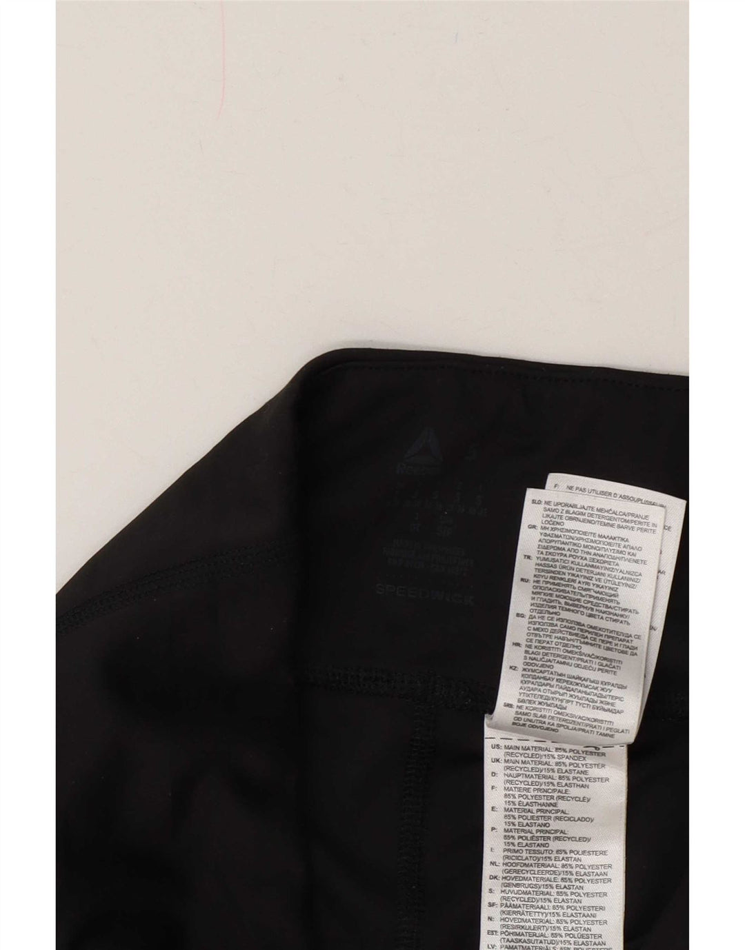 Legginsy damskie Reebok UK 8/10, małe, czarne, poliestrowe