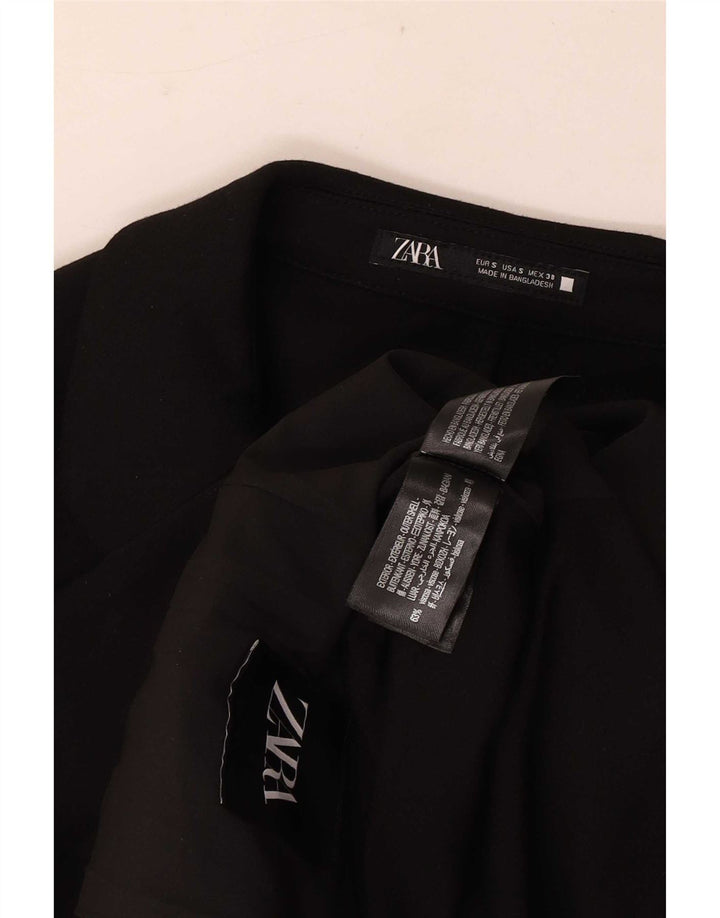 Zara Męska marynarka zapinana na 2 guziki UK 36 Small Black Viscose Classic
