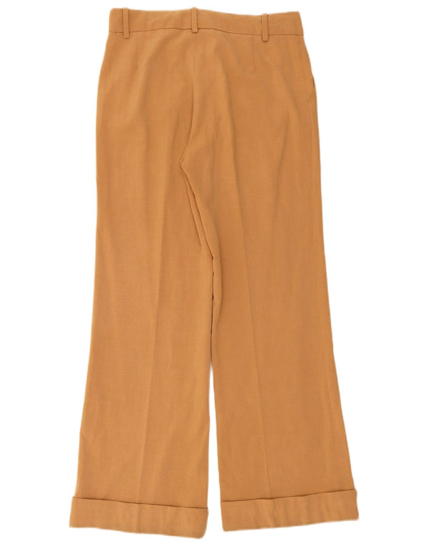 Damskie spodnie codzienne z szerokimi nogawkami Zara EU 38 Small W28 L31 Beżowe