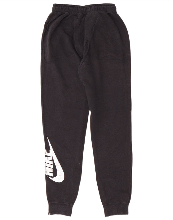 Damskie spodnie dresowe Nike Graphic Joggers UK 6 XS Czarne bawełniane sportowe