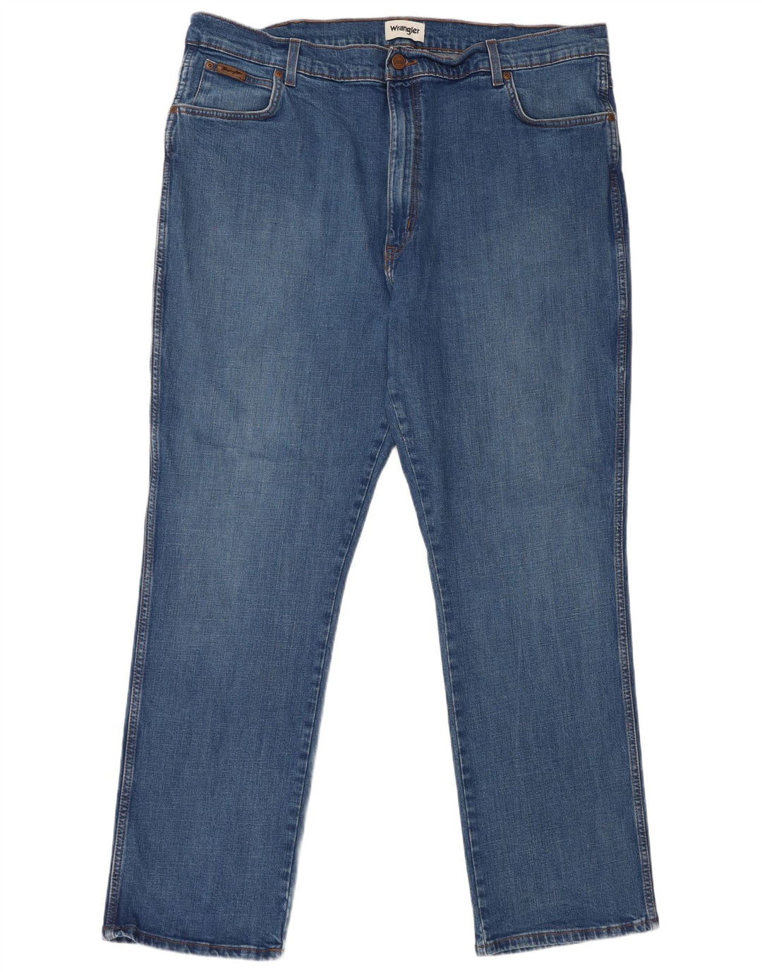 Męskie jeansy Wrangler Texas Straight W44 L32 Niebieskie bawełniane