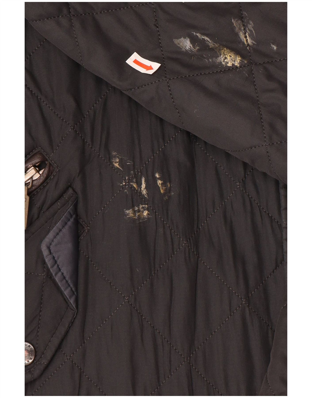 Męska pikowana kurtka BARBOUR UK 42 XL, czarna, poliester