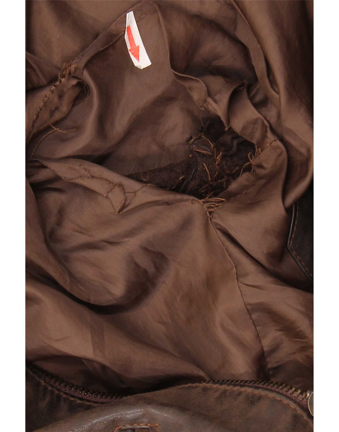 Vintage męska kurtka skórzana UK 36 Small Brown