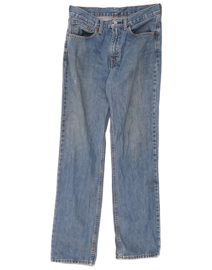 Męskie jeansy Levi's 516 Straight W31 L32 Niebieskie bawełniane