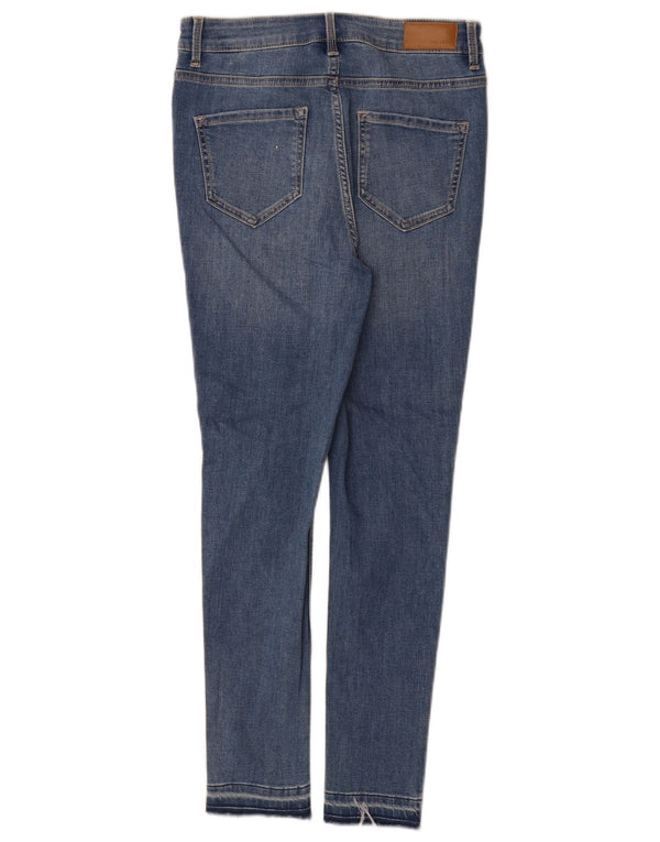 Marks & Spencer Damskie The Ivy Skinny Jeans UK 10 Małe W26 L27 Niebieskie