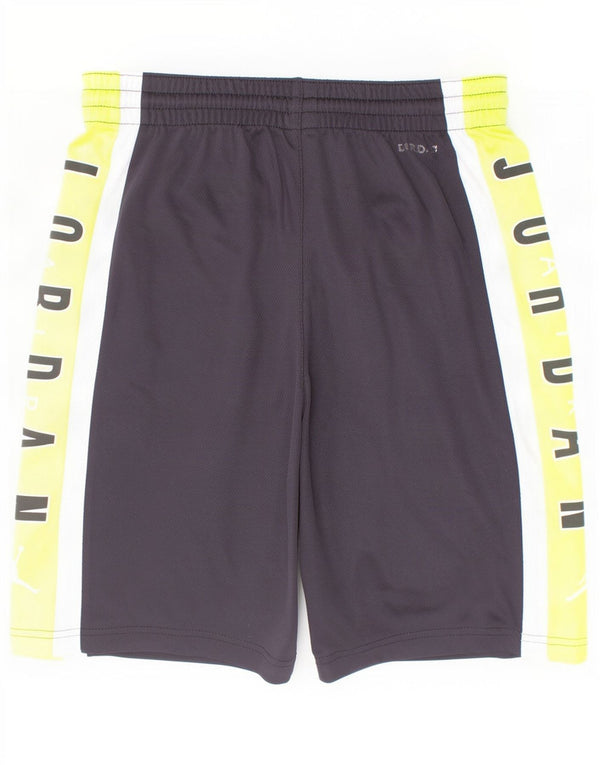 Chłopięce spodenki sportowe Jordan Dri Fit na 12-13 lat, duże, czarne, z blokami kolorów