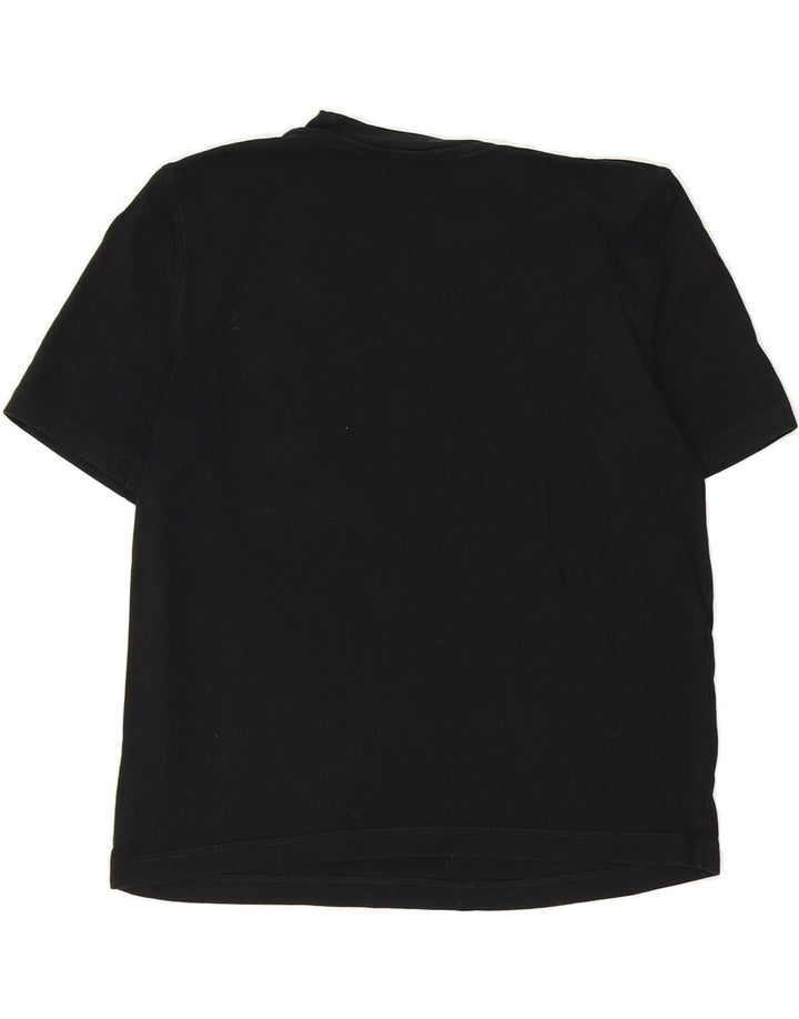 ZARA Womens Crop T-Shirt Top UK 10 Small Black Vintage Zara and Second-Hand Zara from Messina Hembry 
