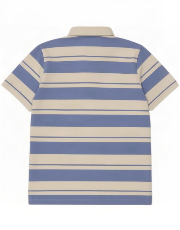 Męska koszulka polo Crew Clothing, duża, niebieska, bawełniana w paski