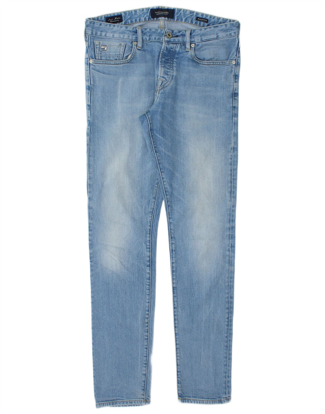 Scotch & Soda Męskie dżinsy Ralston Slim W30 L32 Niebieskie bawełniane