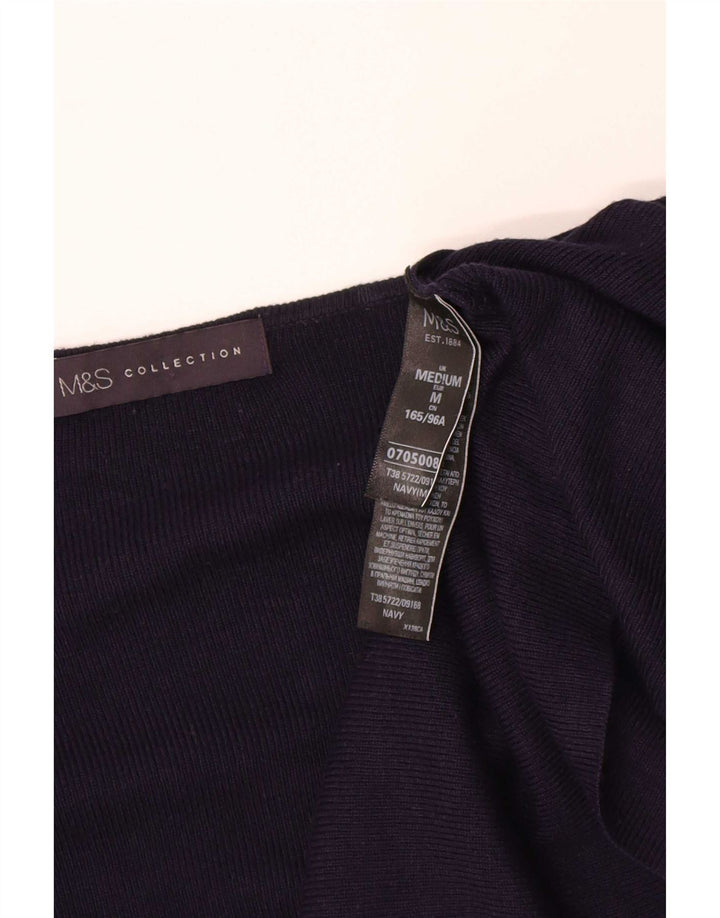 Sweter damski Marks & Spencer Longline Cardigan UK 14, średni granatowy