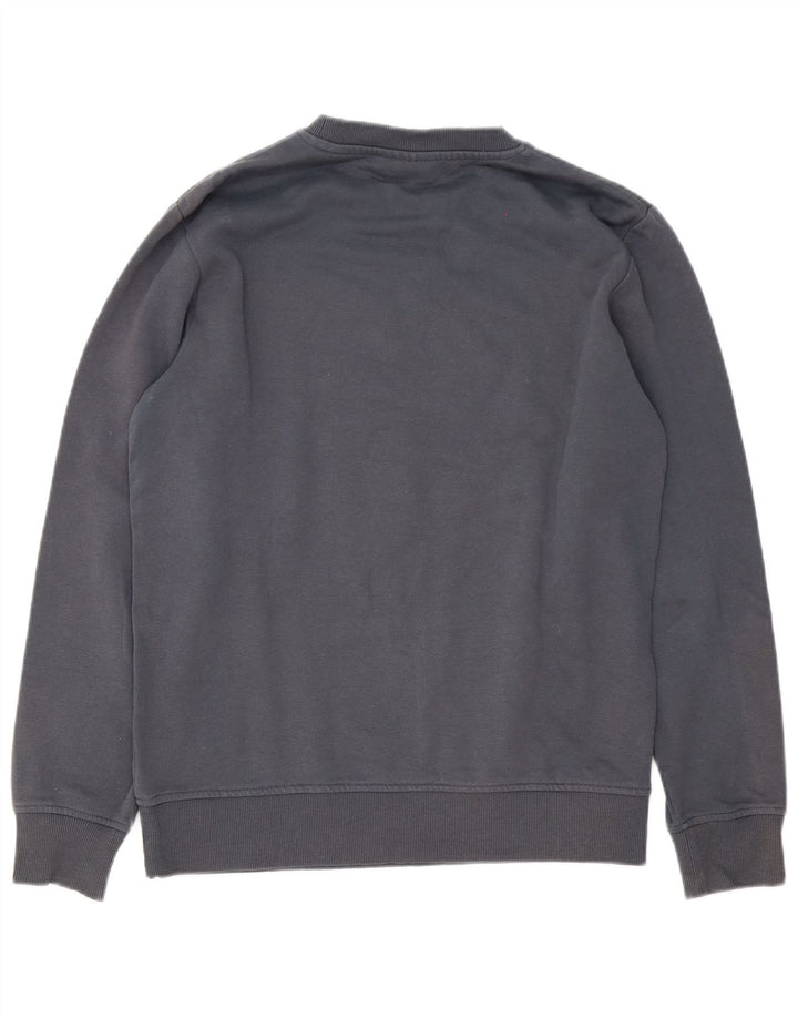 Męski sweter z grafiką Jack & Jones, średnioszary