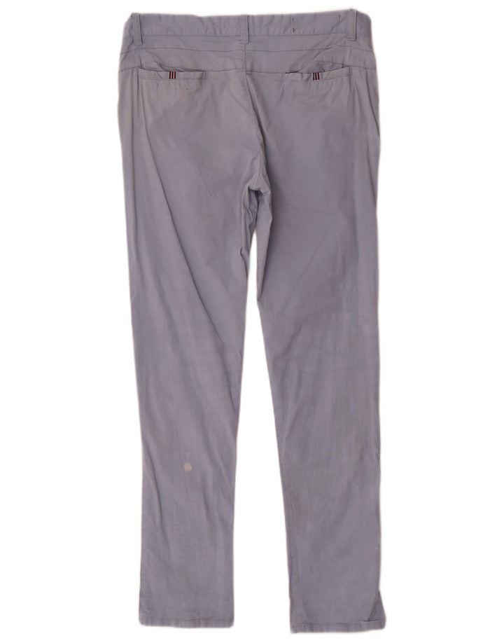 Męskie spodnie typu slim chino Zara W32 L30 niebieskie
