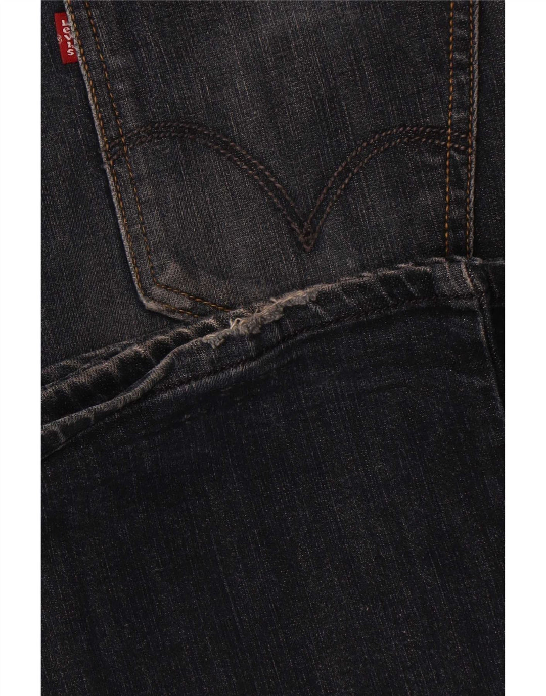 Damskie dżinsy Levi's 514 Bootcut W30 L32 Granatowa bawełna
