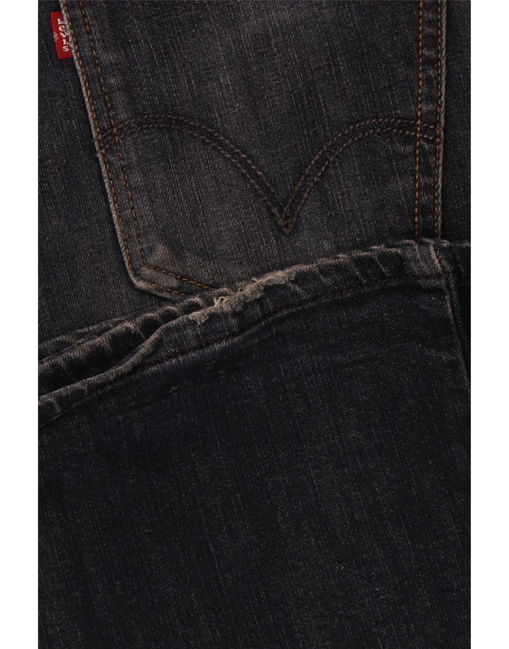 Damskie dżinsy Levi's 514 Bootcut W30 L32 Granatowa bawełna