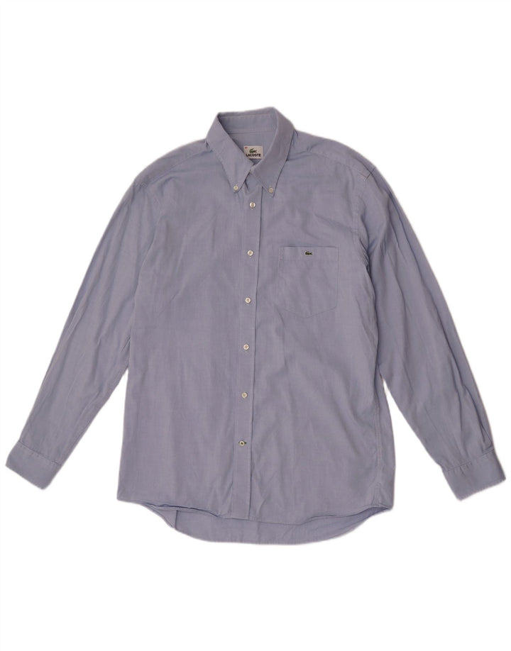 Koszula męska Lacoste rozmiar 40, średnia niebieska, bawełniana