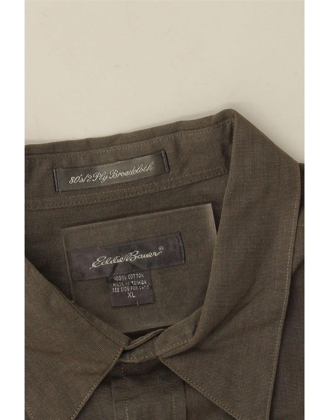 Koszula męska Eddie Bauer XL, bawełniana w kolorze khaki