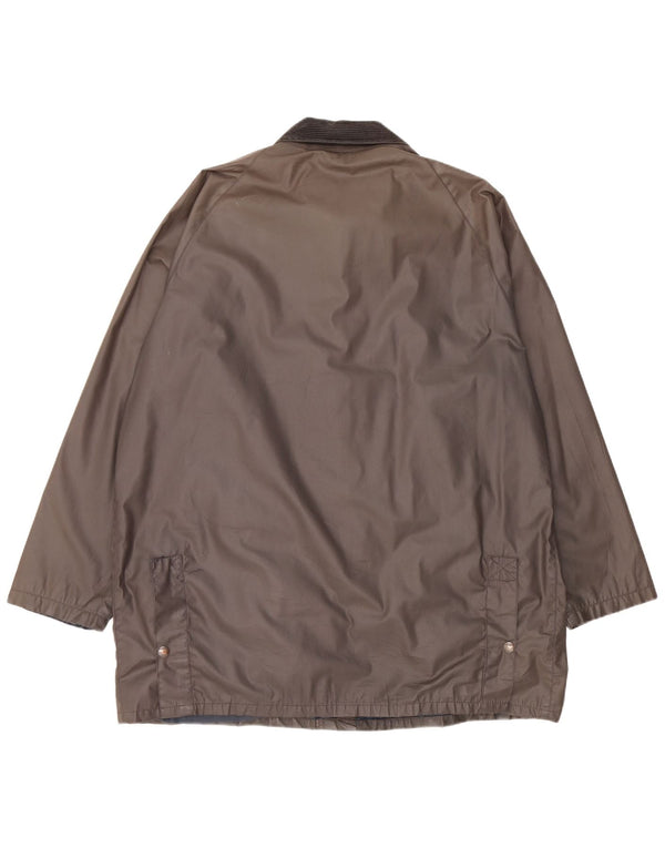Conbipel Męska kurtka z woskowanej bawełny UK 42 XL Khaki, poliester