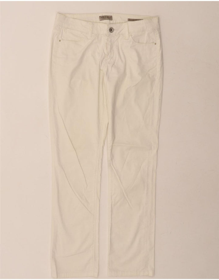 GUESS Womens Straight Casual Trousers W32 L30 White Vintage Guess and Second-Hand Guess from Messina Hembry 