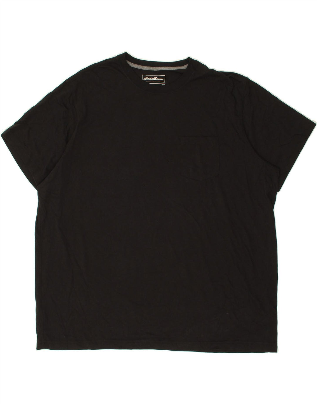 EDDIE BAUER Mens T-Shirt Top 2XL Black Cotton Vintage Eddie Bauer and Second-Hand Eddie Bauer from Messina Hembry 