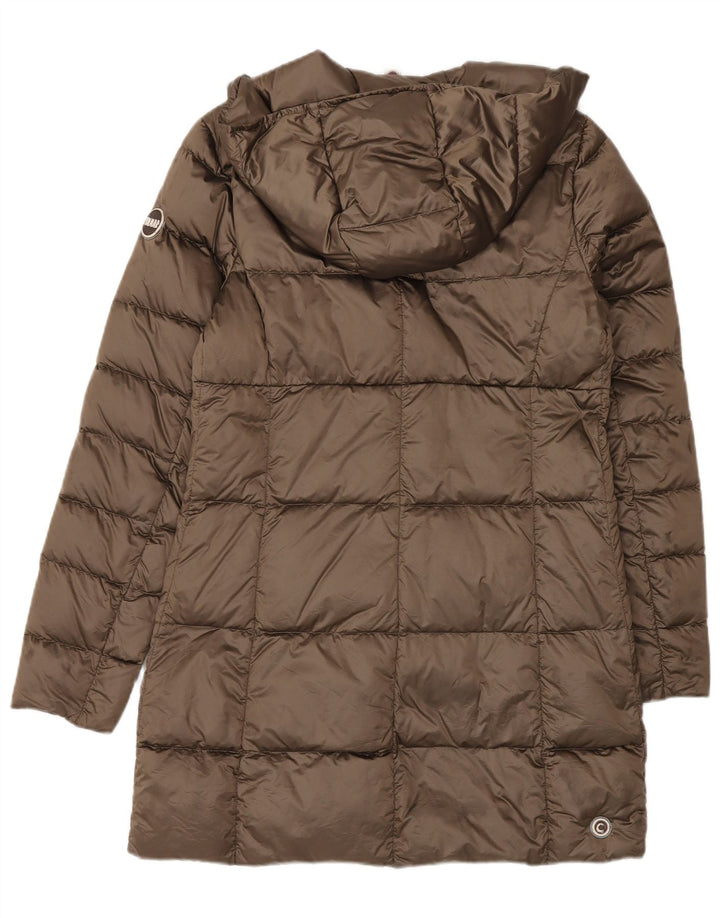 Damski płaszcz z kapturem, oversize, wyściełany Colmar IT 40 XS, brązowy