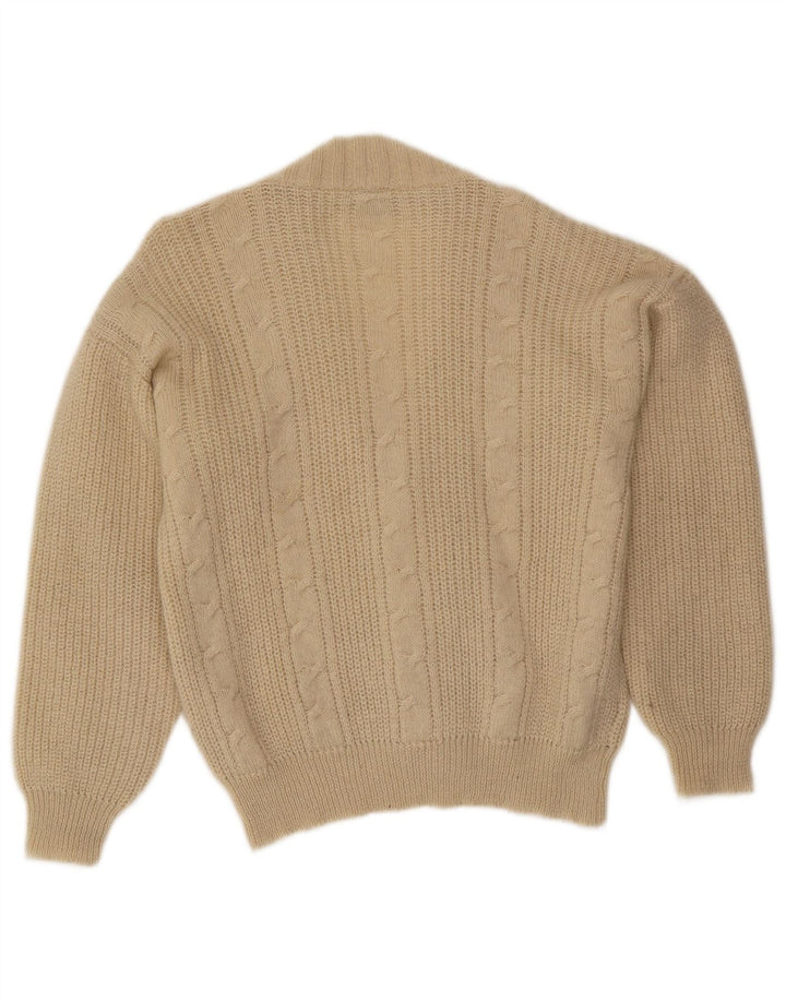 Męski sweter rozpinany Belfe Medium Off White