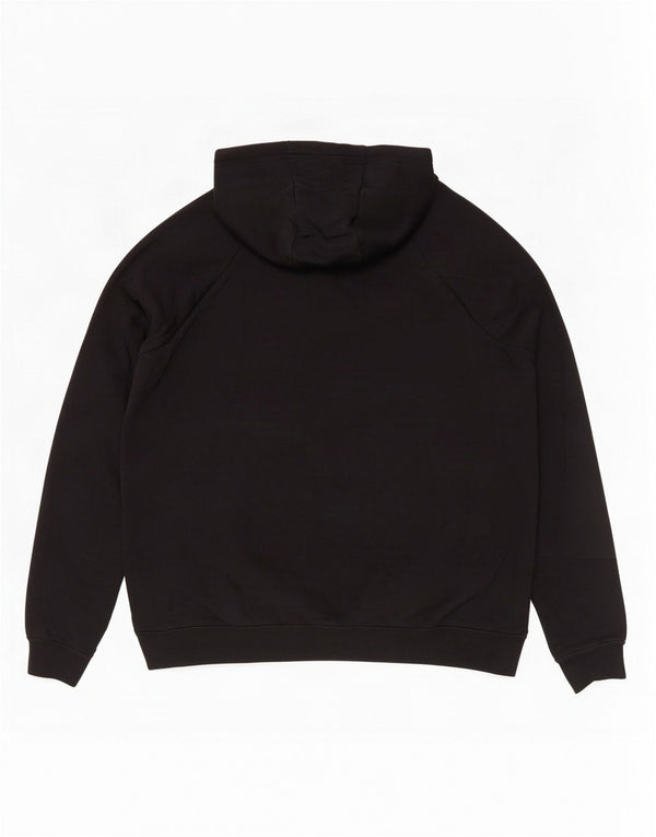 Nike Mens Graphic Hoodie Jumper 2XL Black Cotton