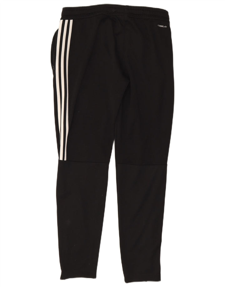 Męskie spodnie dresowe Adidas Aeroready, średni czarny poliester